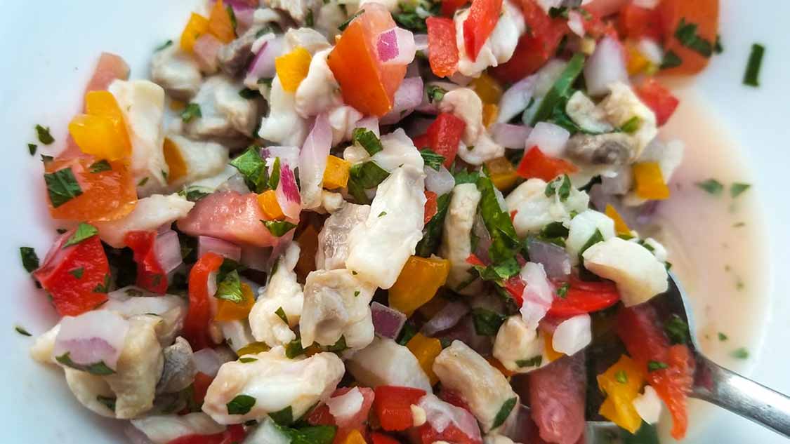 Making Peruvian Ceviche